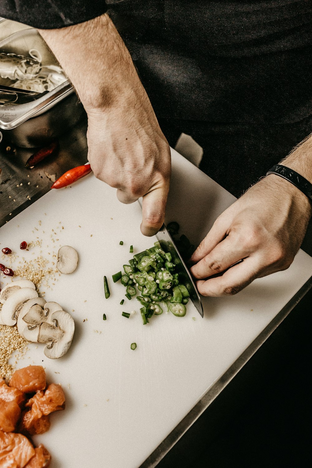 Preparación en la cocina