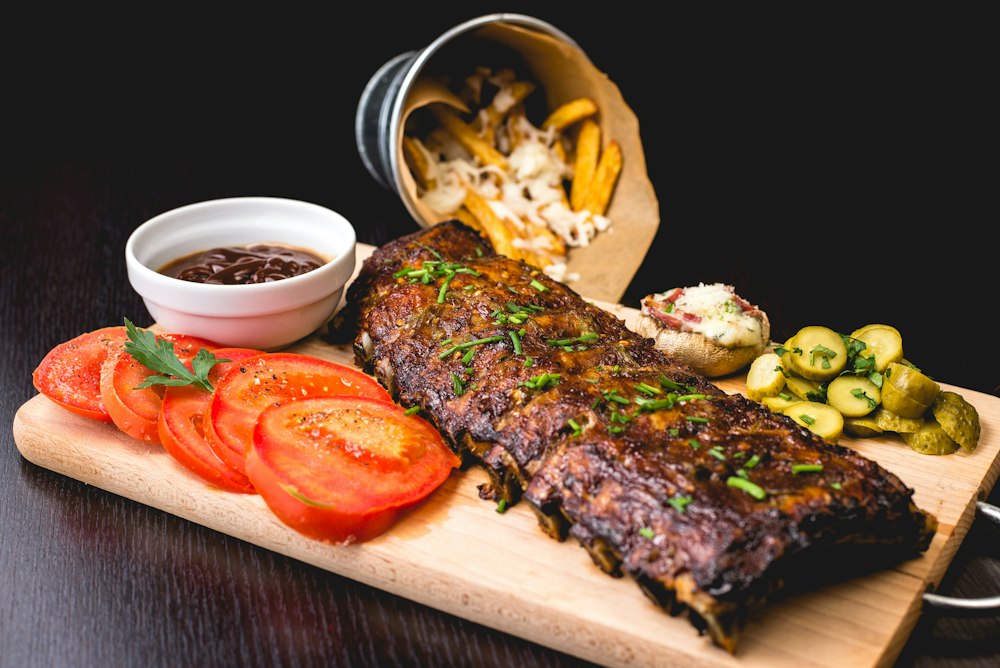 Costillas de cerdo glaseadas